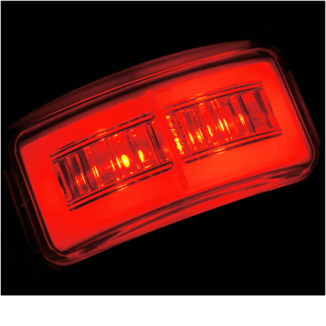 Lucidity GloTrac LED Red Rear Marker Lamp